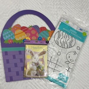 Purple Easter Gift Bag, Hallmark Easter Cards, Easter Tablecloth